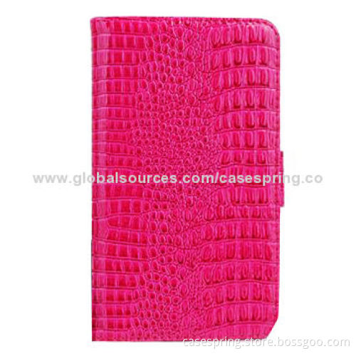 New Products Luxury Wallet Crocodile Leather Case for Samsung Galaxy Note 3, Unique Design